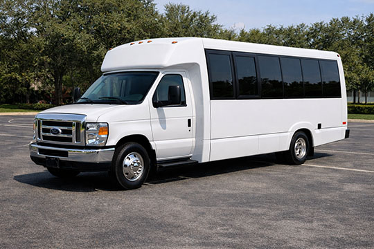 18-passenger minibus available for charter in Kennewick, WA